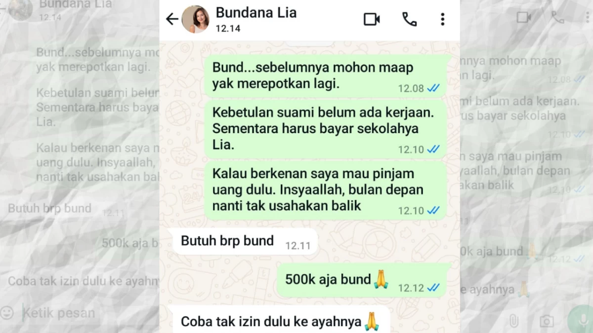 Bolehkah Istri Meminjamkan Uang ke Tetangga tanpa Sepengetahuan Suami?