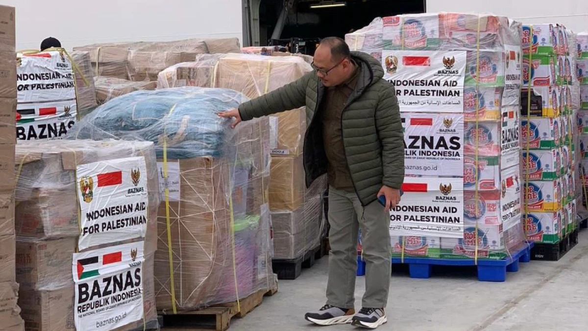 Baznas RI Kirim Paket Bantuan untuk Palestina