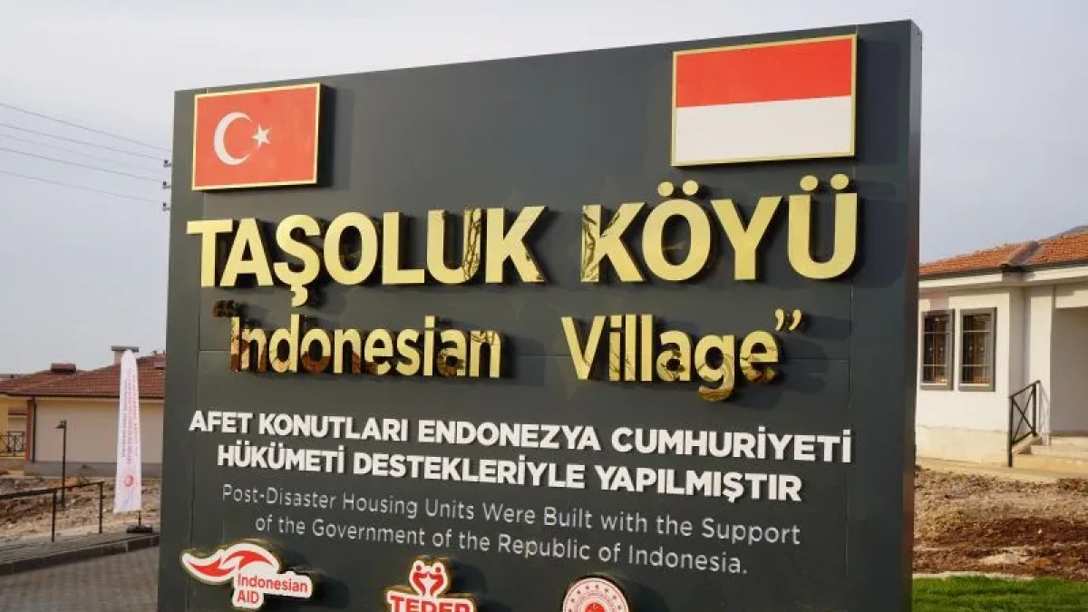 Kampung Indonesia di Turki Jadi Wujud Persahabatan Kedua Negara