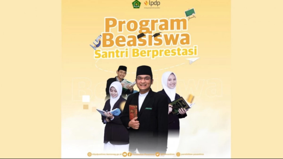 Kemenag Buka Program Beasiswa Santri 2023, Berikut Syarat, Jadwal dan Link Pendaftaran