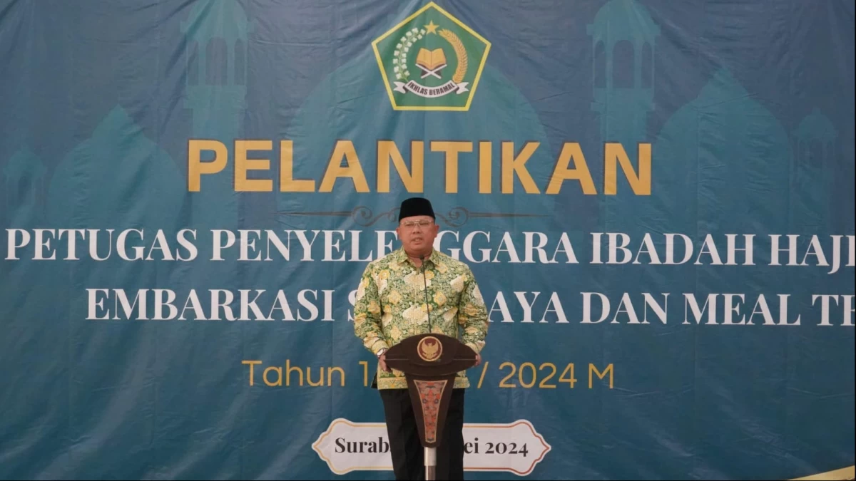 Embarkasi Surabaya Kali Pertama Gunakan Layanan Fast Track dan Kloter Terbanyak Jemaah Haji