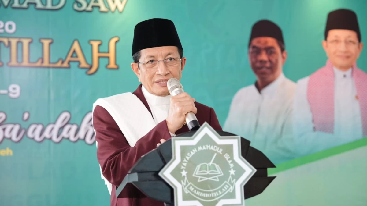 Banyak Tokoh Lahir dari Pesantren, Menag Nasar: Kami Mohon Ponpes Harus Berkembang