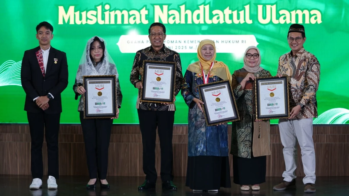 Pecahkan Rekor MURI, Pelatihan Paralegal Muslimat NU Diikuti Perempuan Terbanyak