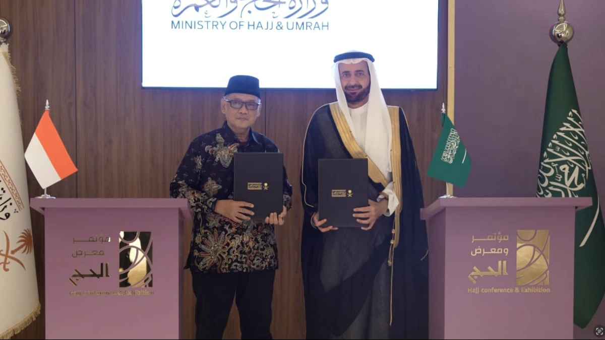 Kemenhaj Teken MoU dengan Arab Saudi, Sepakati Kuota Haji Indonesia 221.000 Jemaah