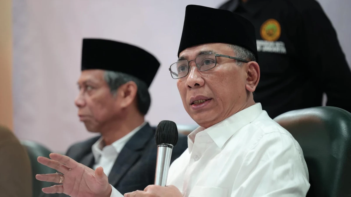 Soal Indonesia Gabung Dewan Perdamaian Gaza, Gus Yahya: Jangan Absen Bantu Palestina