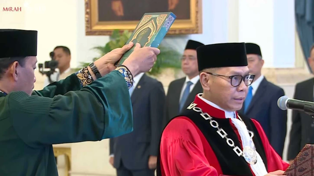 Adies Kadir Resmi Dilantik Jadi Hakim MK, Juda Agung Duduki Kursi Wamenkeu