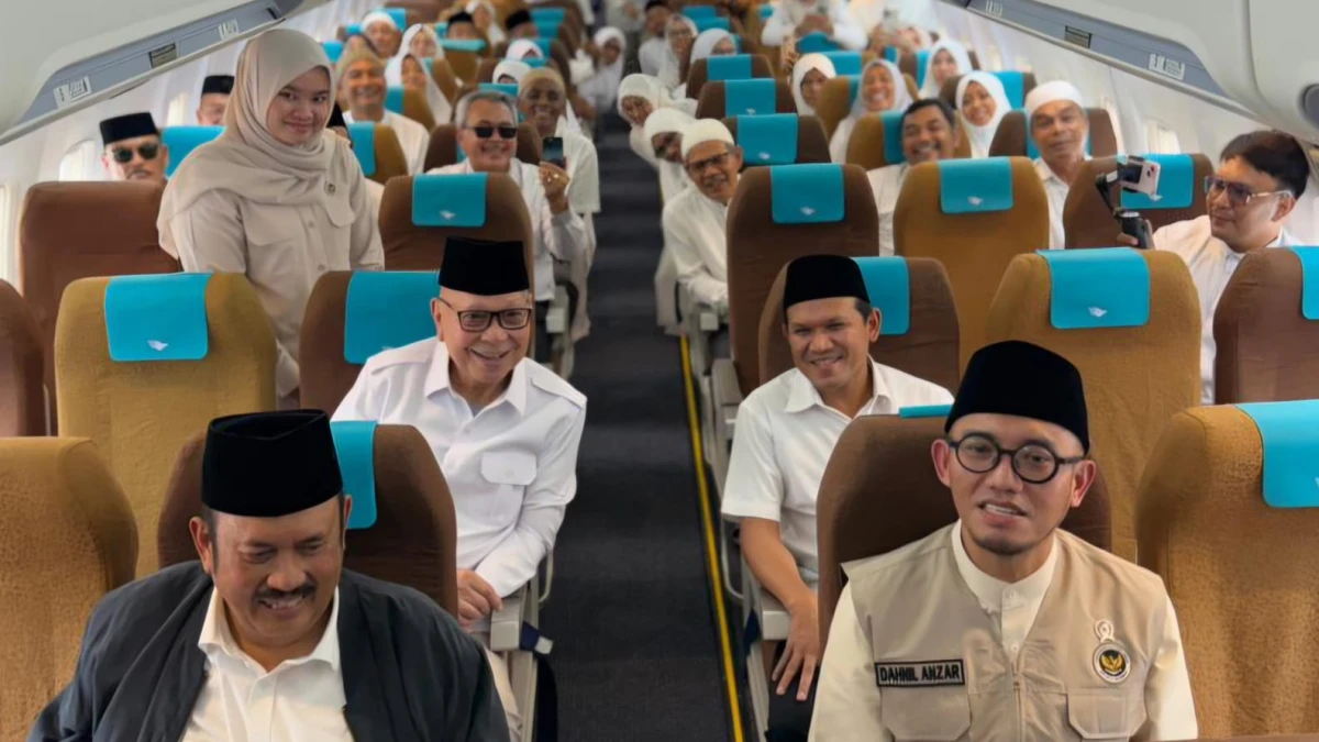 Pesawat Hibah Garuda Indonesia di Asrama Haji Aceh Difungsikan untuk Manasik
