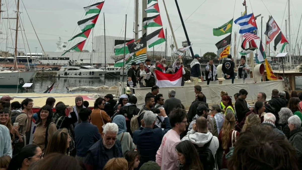 Israel Kepung Global Sumud Flotilla di Mediterania: Kapal Disita, Relawan Diancam