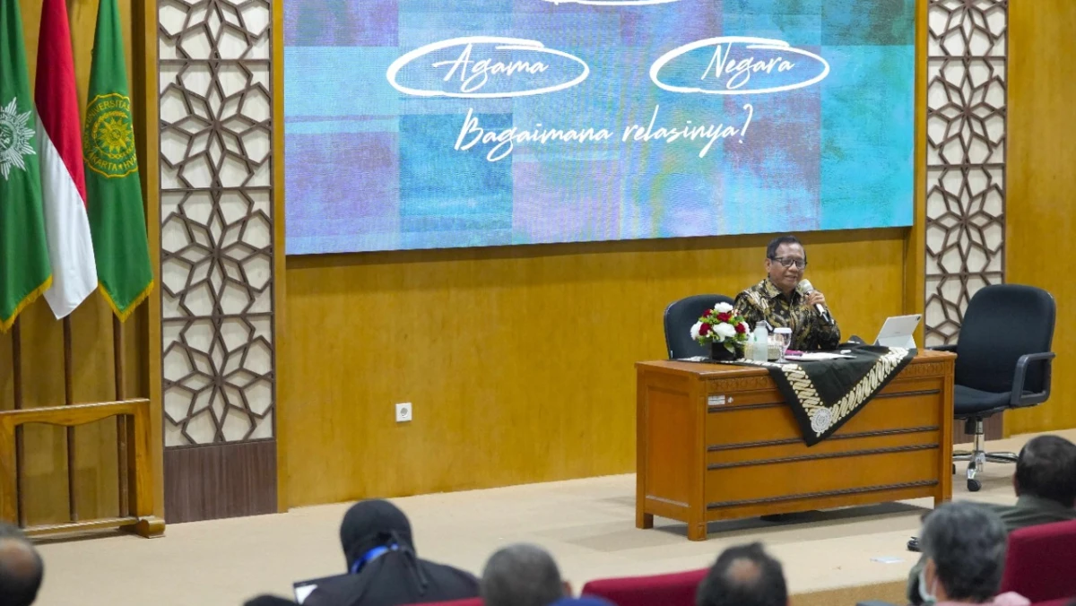 Mahfud MD: Pancasila Jadi Jalan Tengah antara Negara Agama dan Sekuler