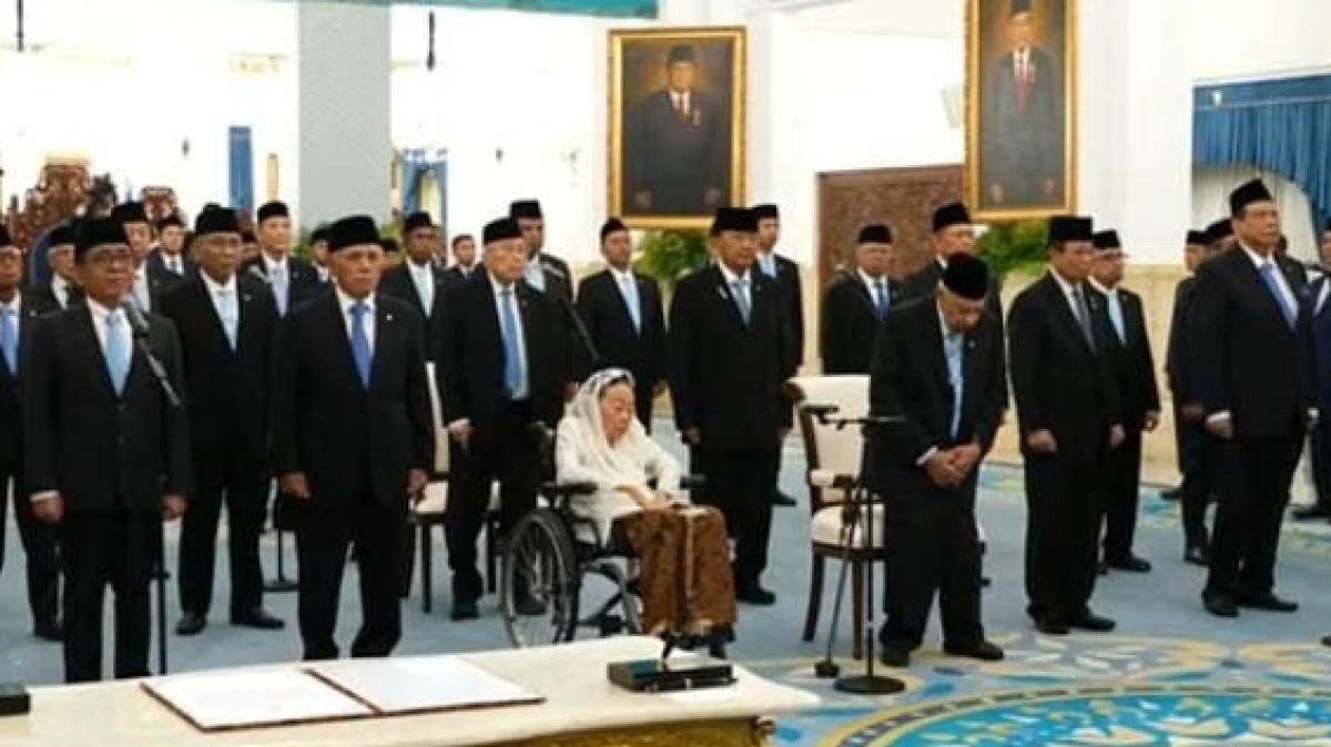 Prabowo Lantik 26 Wantimpres, Sinta Nuriyah hingga Gus Yahya Masuk Jajaran