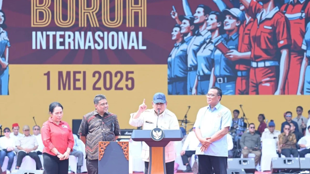 Janji-janji Prabowo untuk Buruh di Tengah Gelombang PHK dan Krisis Industri