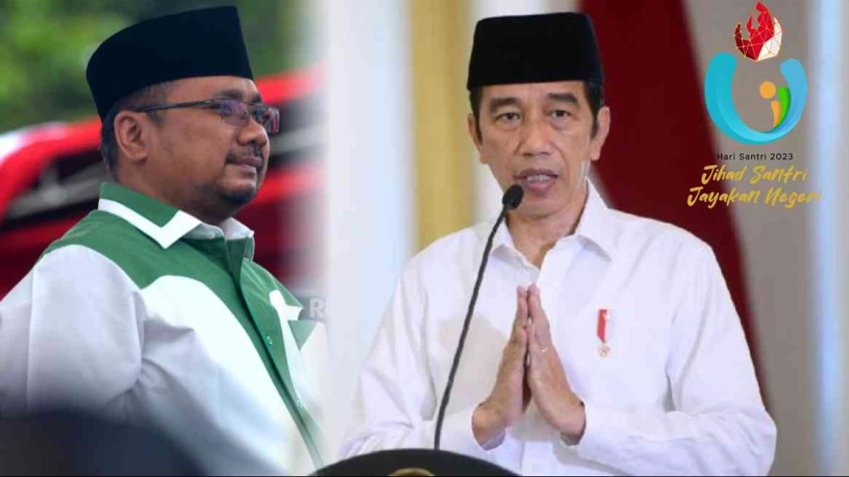 Apel Hari Santri 2023: Presiden Jokowi Inspektur, Gus Yaqut Komandan