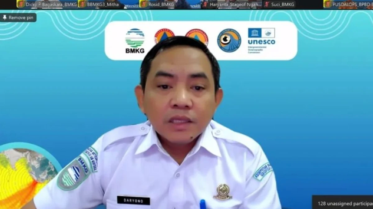BMKG Uji Kesiapsiagaan Tsunami Lewat Simulasi Internasional IOWAVE25