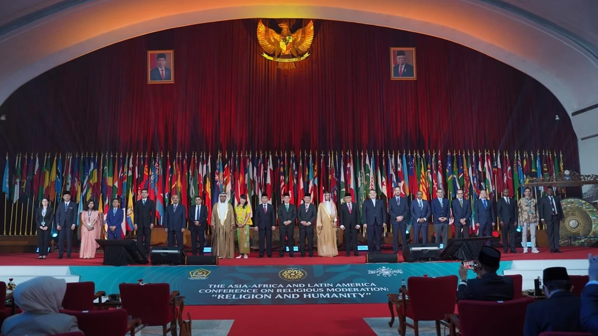 Konferensi Moderasi Beragama Asia-Afrika & Amerika Latin Resmi Digelar di Bandung
