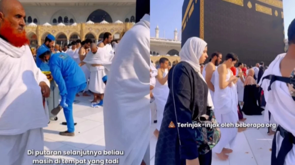 Viral, Kotoran Manusia Tercecer dan Terinjak di Area Ka'bah, Sahkah Tawafnya?