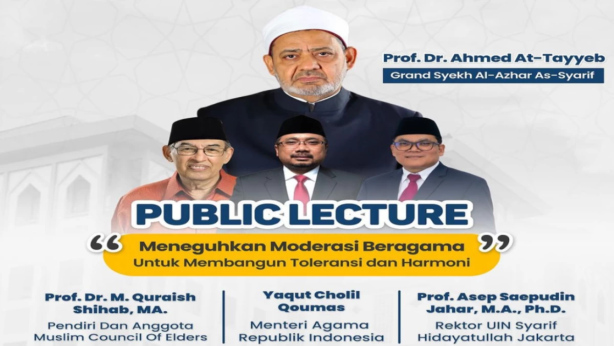 Usai Bertemu Presiden Jokowi, Grand Syekh Al-Azhar Mesir akan Isi Kuliah Umum di UIN Jakarta Selasa 9 Juli 2024