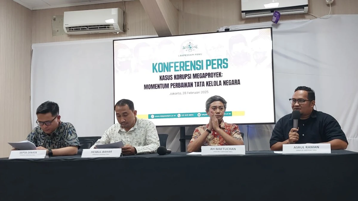 Lakpesdam PBNU Desak Percepatan Pembahasan dan Pengesahan RUU Perampasan Aset Hasil Tindak Pidana