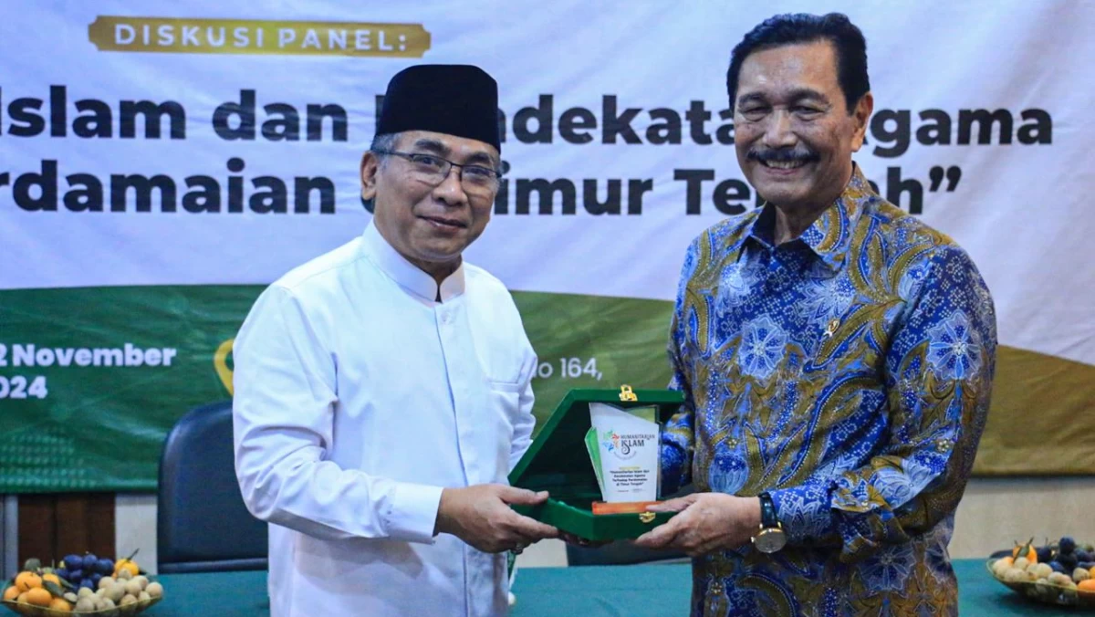 Luhut B Pandjaitan: NU Harus Mimpin Perdamaian di Timur Tengah lewat Humanitarian Islam