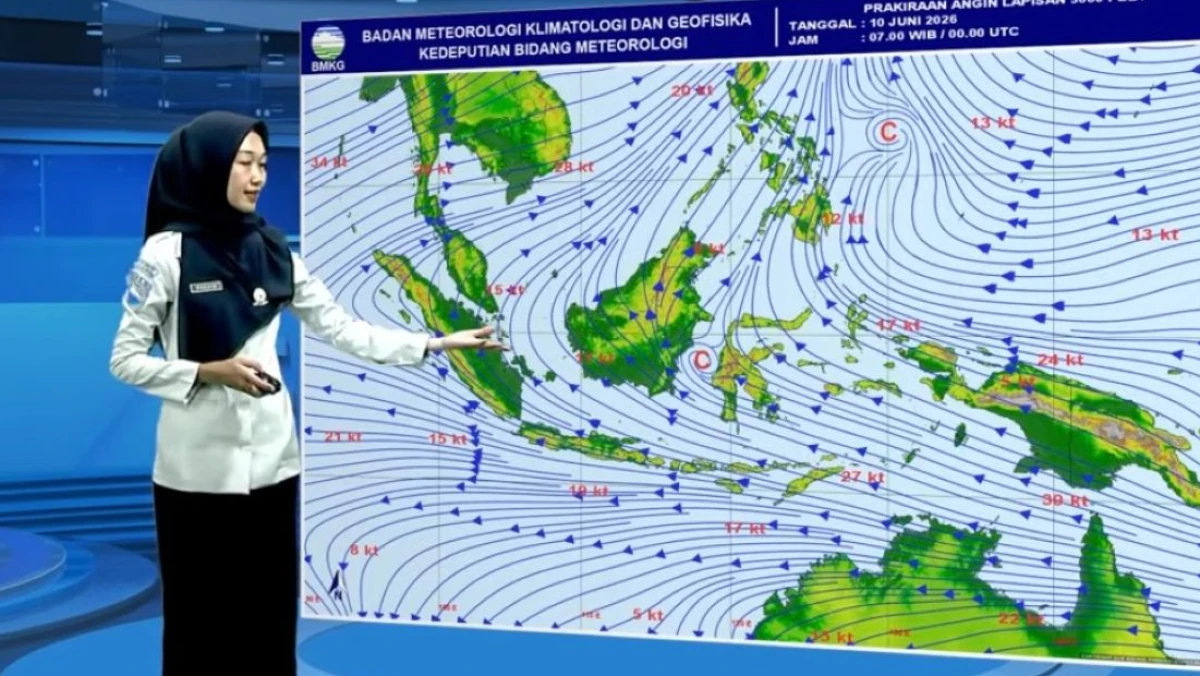 BMKG: Hujan Petir Berpotensi Mengguyur Bengkulu, Pontianak, Pangkalpinang, Ternate pada Rabu 10 Juni 2026