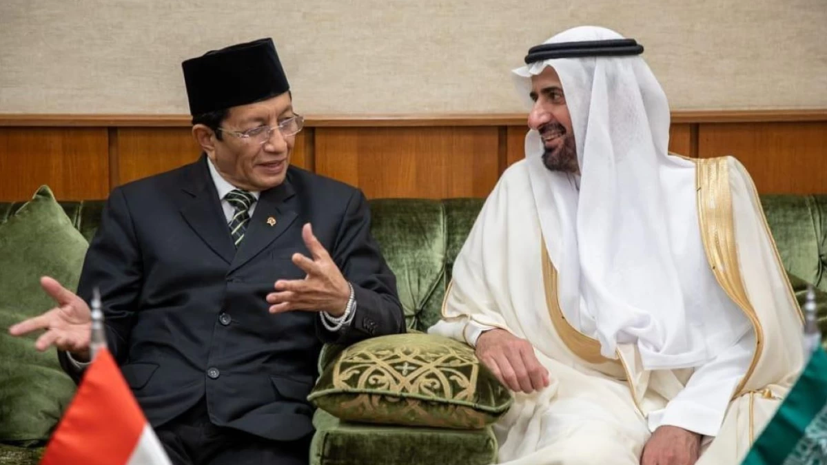 7 Poin terkait Haji 2025 Dibahas Menag Nazaruddin Umar dan Menhaj Saudi saat Pertemuan di Masjidil Haram