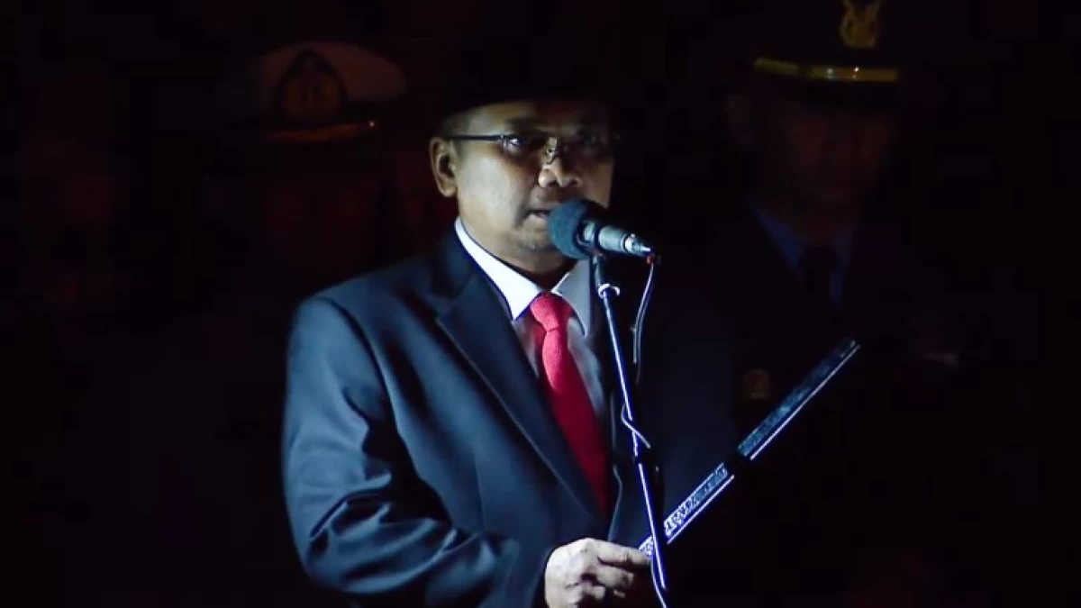 Pimpin Doa Apel Kehormatan dan Renungan Suci, Menag Yaqut Sampaikan Harapan di Ibu Kota Baru