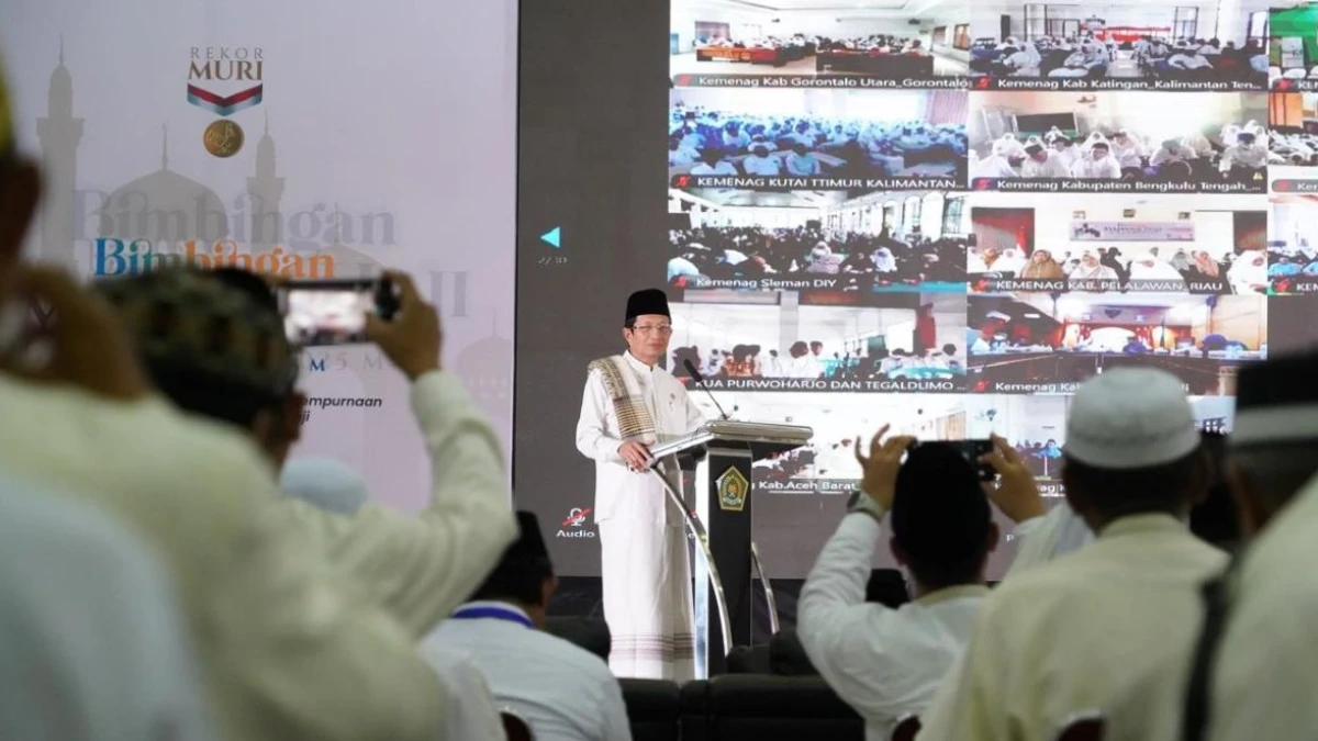 142 Ribu Peserta Ikuti Bimbingan Manasik Haji Nasional, Kemenag Raih Rekor MURI