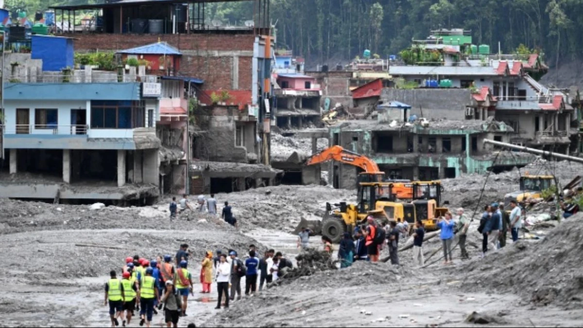 Korban Tewas Banjir Nepal-China Capai 682 Orang, Hampir 3.000 Masih Hilang