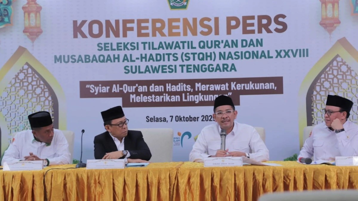 Ribuan Hafiz dan Penghafal Hadits Bakal Ramaikan STQH Nasional di Kendari