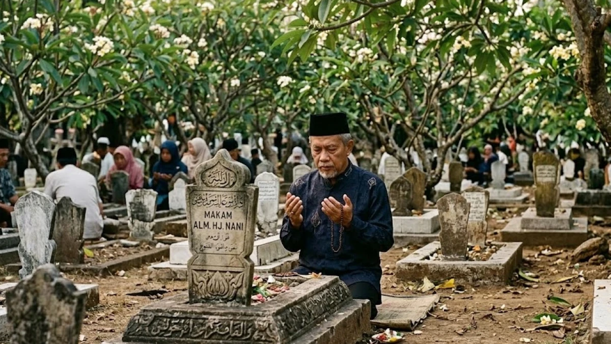 Bacaan Lengkap Nyekar Jelang Lebaran: Tawasul, Tahlil, dan Doa
