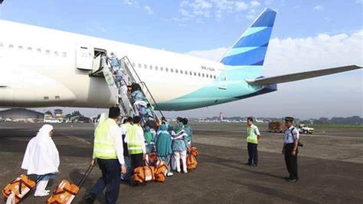 Evaluasi Maskapai Layanan Haji, Kemenag: Tingkat Keterlambatan Garuda Capai 47,5 Persen