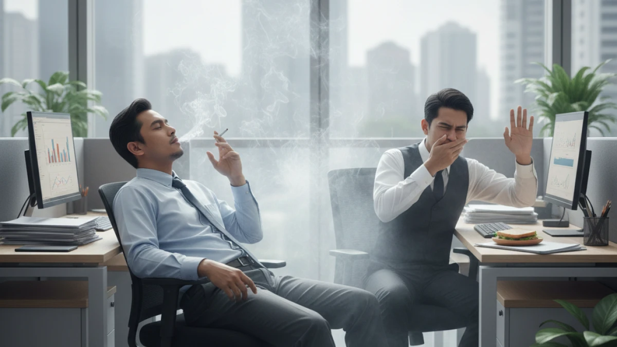 Menghirup Paparan Asap Rokok, Apakah Membatalkan Puasa?
