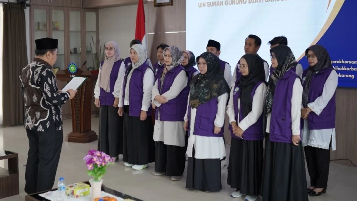Satgas PPKS Dilantik, UIN Bandung Berkomitmen Ciptakan Kampus Aman, Nyaman, Bebas dari Kekerasan Seksual