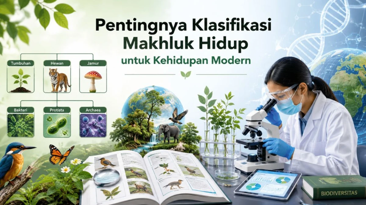 Pentingnya Klasifikasi Makhluk Hidup untuk Kehidupan Modern