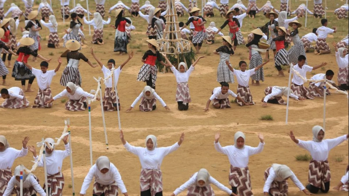Bentang Ondol Seribu Meter Puncaki Gelaran Ke-16 Kuduran Budaya Wanayasa Banjarnegara