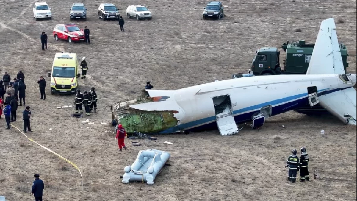 Azerbaijan Airlines Angkut 67 Penumpang Jatuh Terkena Rudal, Rusia-Ukraina Saling Tuduh