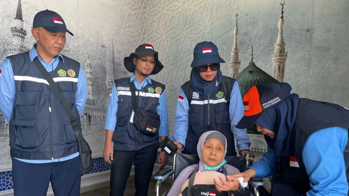 Petugas Pantau Kesehatan Jemaah Haji 2025 sejak Tiba di Tanah Suci