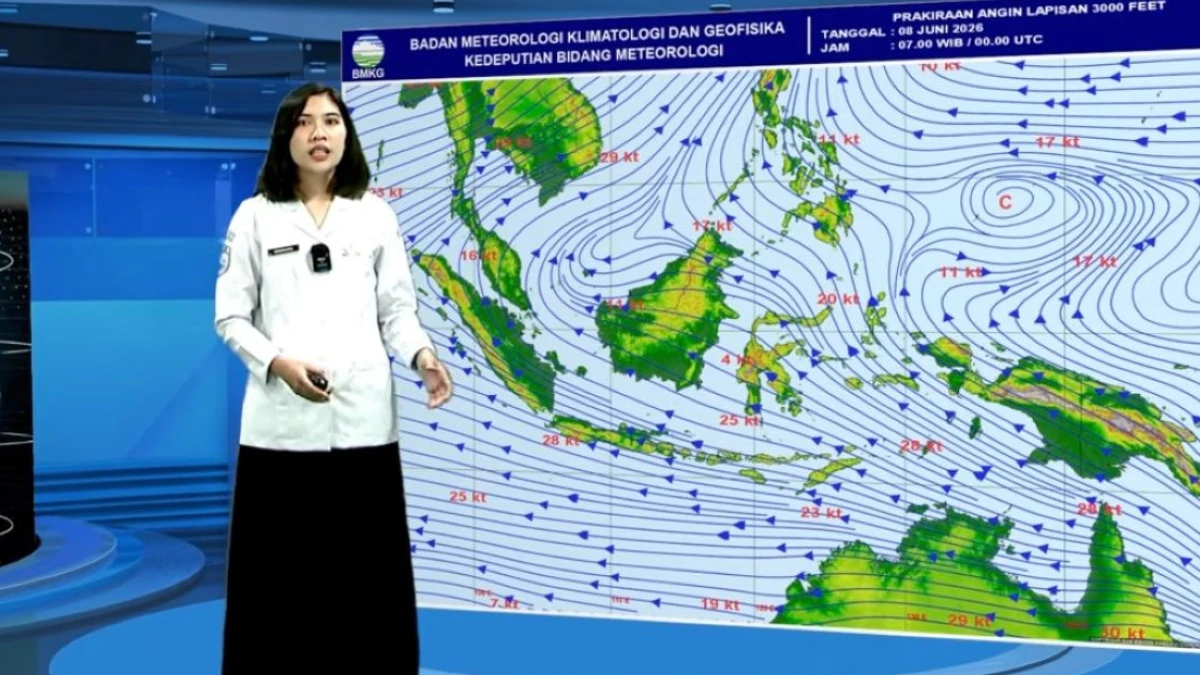 BMKG Peringatkan Potensi Hujan Lebat di Bangka Belitung dan Sulawesi Barat pada Senin 8 Juni 2026