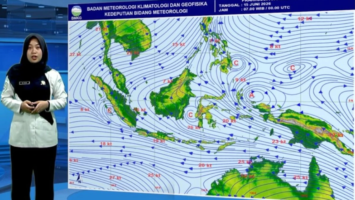 Hujan Lebat Berpotensi Guyur Kalimantan Tengah, Sulawesi Barat, Maluku Utara pada Senin 15 Juni 2026