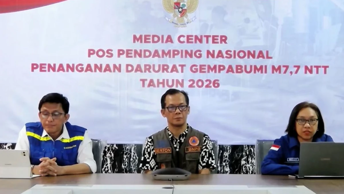 3.002 Gempa Susulan NTT, Terbesar Magnitudo 6,2