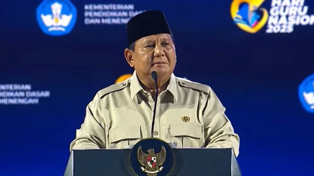 Presiden Prabowo Dukung Guru Tegas dalam Mendidik Murid