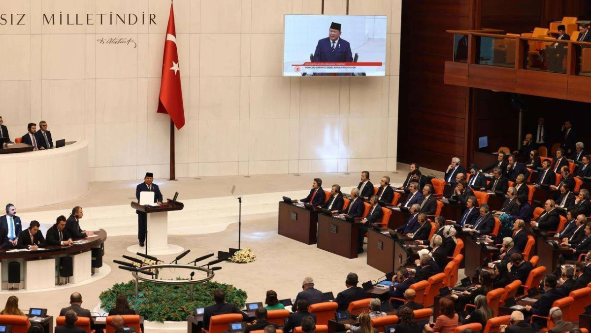 Transkrip Pidato Kenegaraan Presiden Prabowo di Parlemen Turki, 10 April 2025