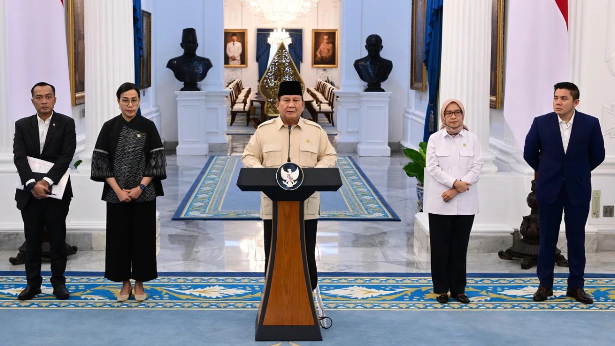 Transkrip Keterangan Pers Presiden RI Terkait THR dan Gaji 13 Aparatur Negara Tahun 2025