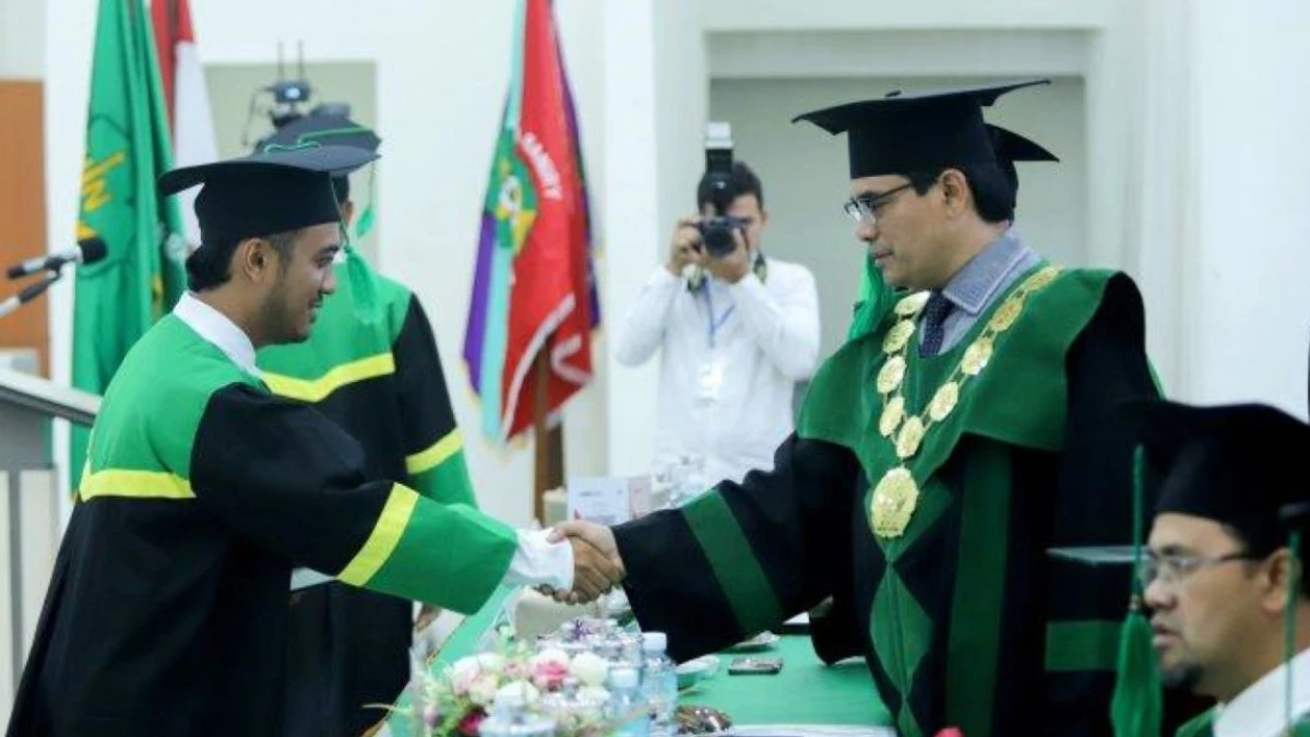 172 Mahasiswa UIN Ar-Raniry Banda Aceh Lulus Sarjana Tanpa Skripsi dalam 3 Gelombang