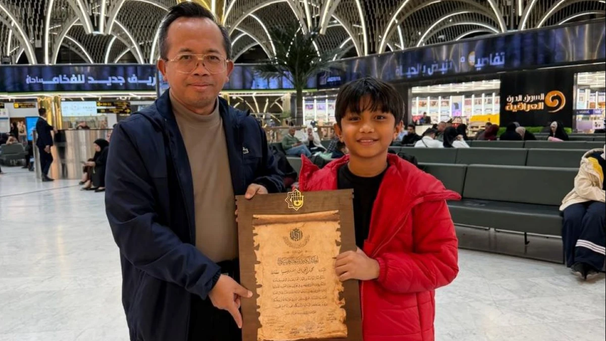 Qari Cilik Indonesia Juara I MTQ Internasional di Irak