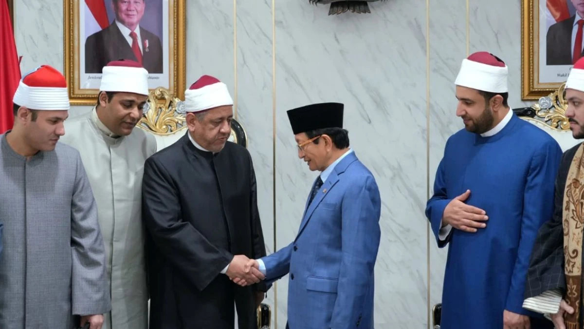 Menag Terima Delegasi Qari dan Dai Al-Azhar untuk Safari Dakwah Ramadhan ke Berbagai Daerah di Indonesia