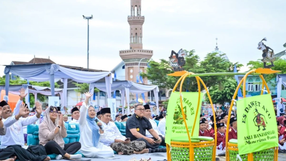 Diminum saat Bukber, 45 Ribu Gelas Dawet Ayu Banjarnegara Pecahkan Rekor Dunia