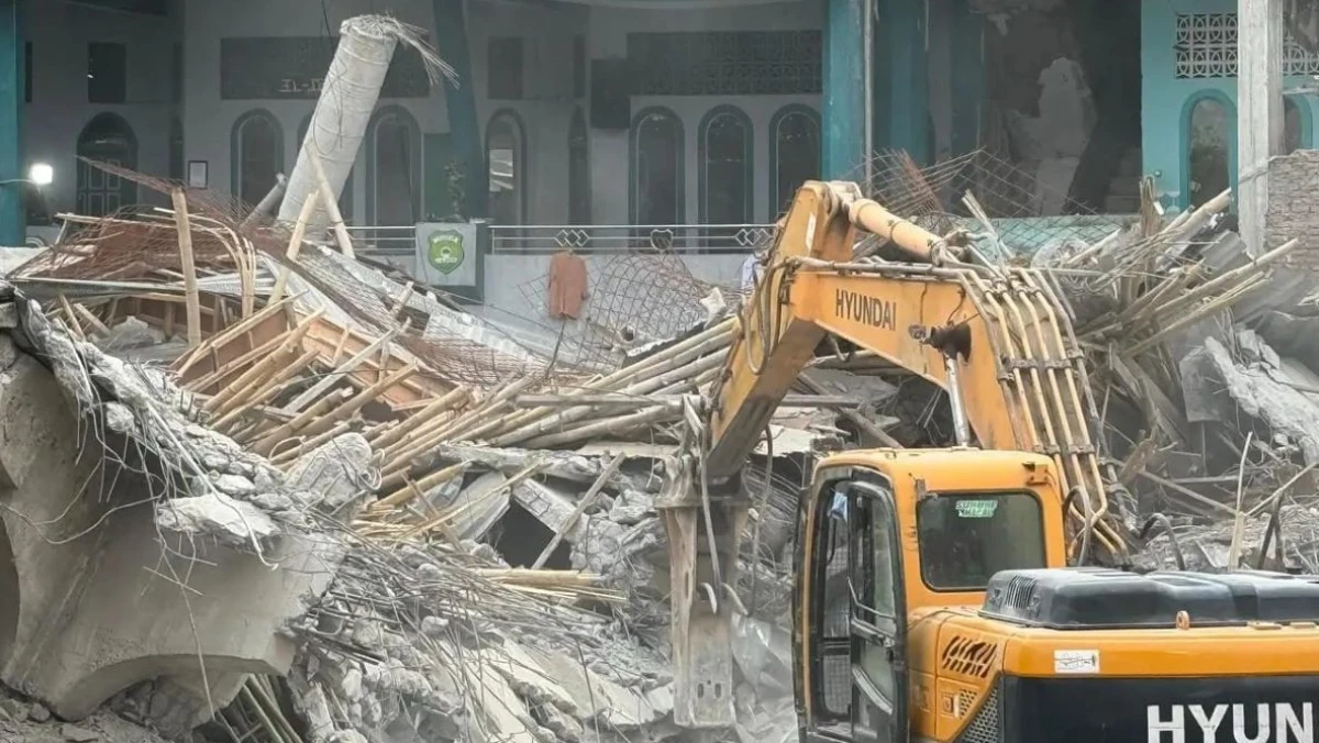 Korban Meninggal Mushola Pesantren Ambruk di Sidoarjo Bertambah Jadi 37 Orang, 26 Santri Dilaporkan Hilang