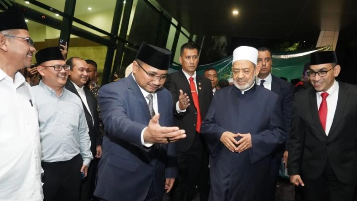 Sambut Grand Syekh Al-Azhar ke Indonesia, Menag Yaqut: Kunjungan Penuh Makna