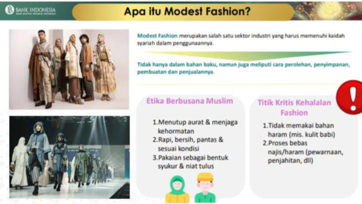 Peringkat Modest Fashion Indonesia Puncaki Dunia, Potensi Ekonomi Syariah Melesat