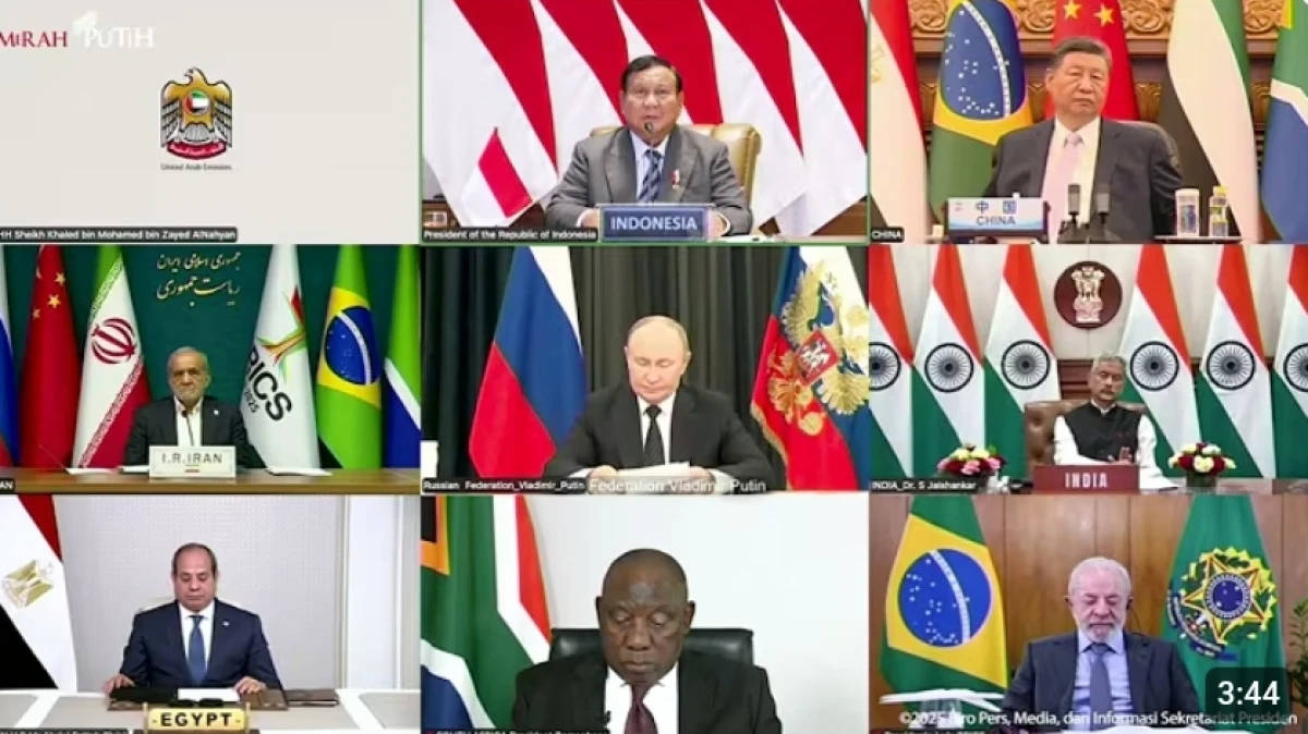 Indonesia Tegaskan Komitmen Kerja sama Erat dengan Semua Negara BRICS